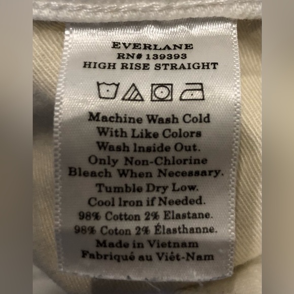 Everlane High Rise Straight - Picture 4 of 4